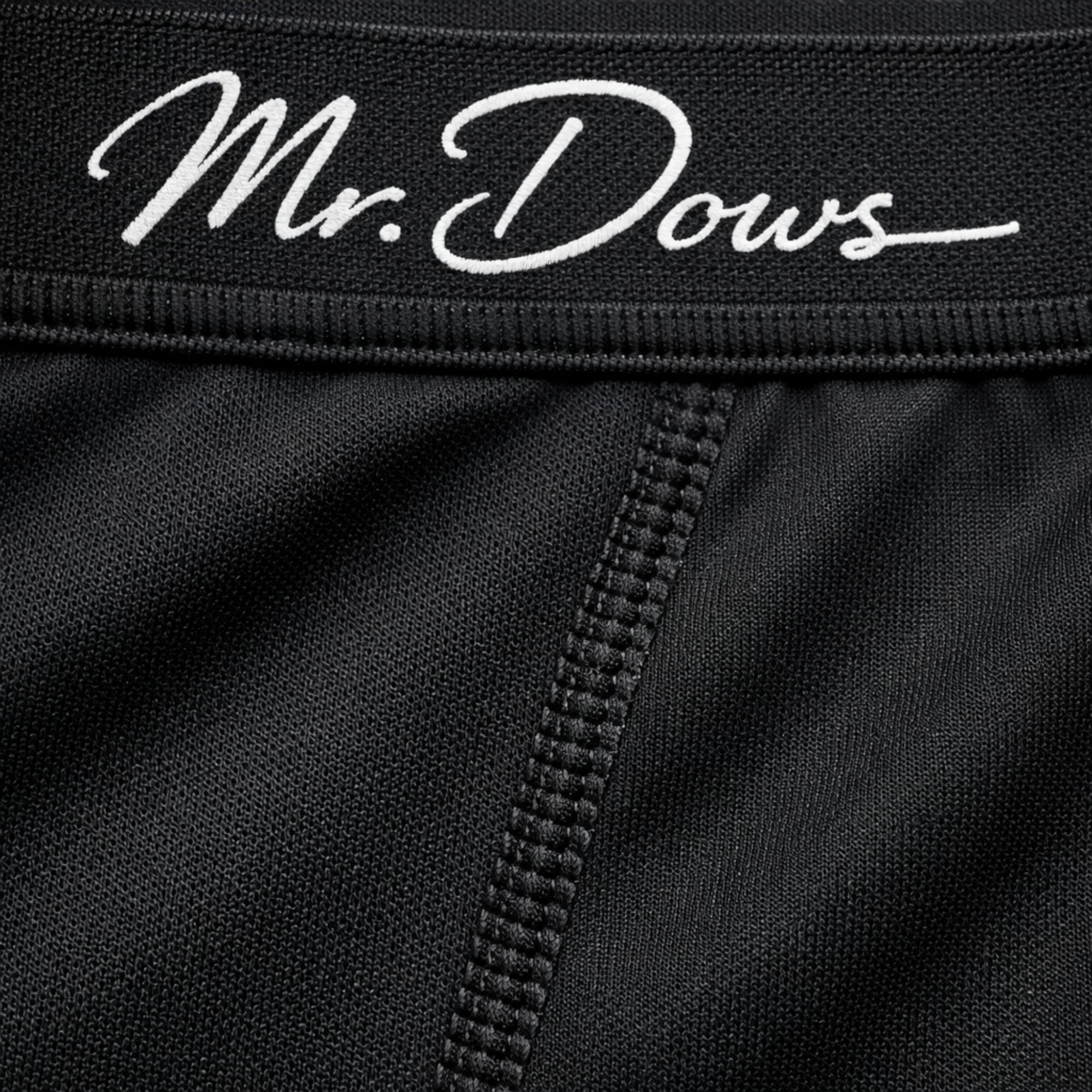 Mr. Dows Men's Performance Boxer Briefs – Black & Multicolor Devil (Pack of 2)