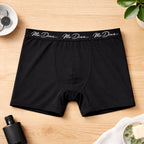 Mr. Dows Men's Performance Boxer Briefs – Black & Multicolor Devil (Pack of 2)