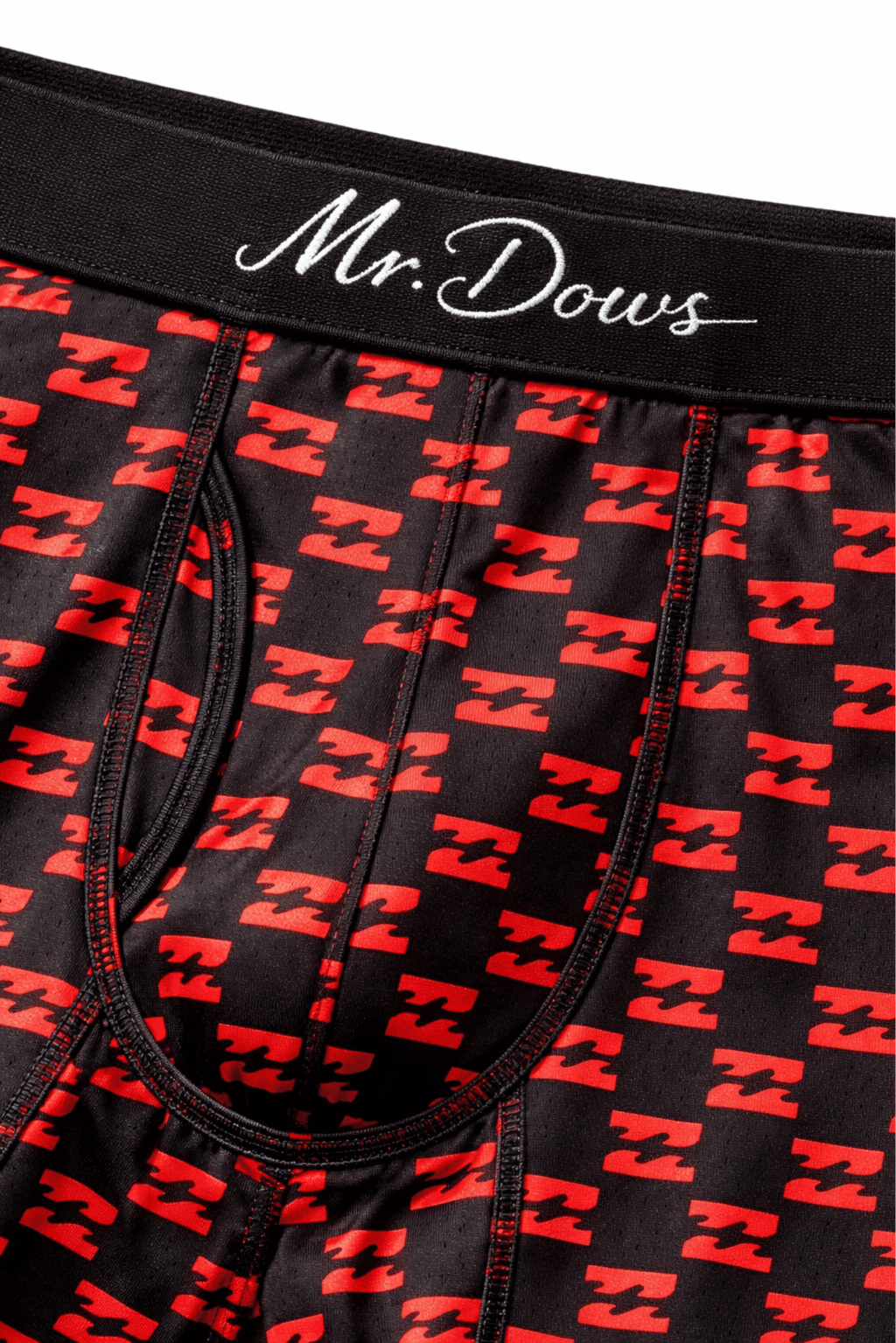 Mr. Dows Men's Performance Boxer Briefs – Navy & Red Check (Pack of 2)